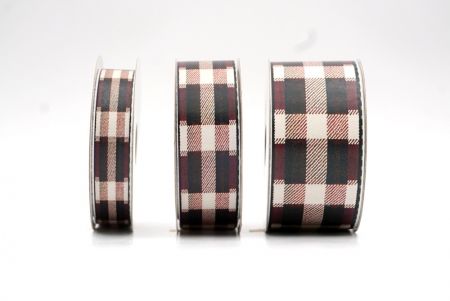 Wein und Elfenbein Gingham Karobband_AI